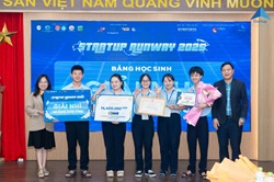 Học sinh trường THPT chuyên Lê Quý Đôn xuất sắc giành giải nhì tại cuộc thi khởi nghiệp Startup Runway 2025
